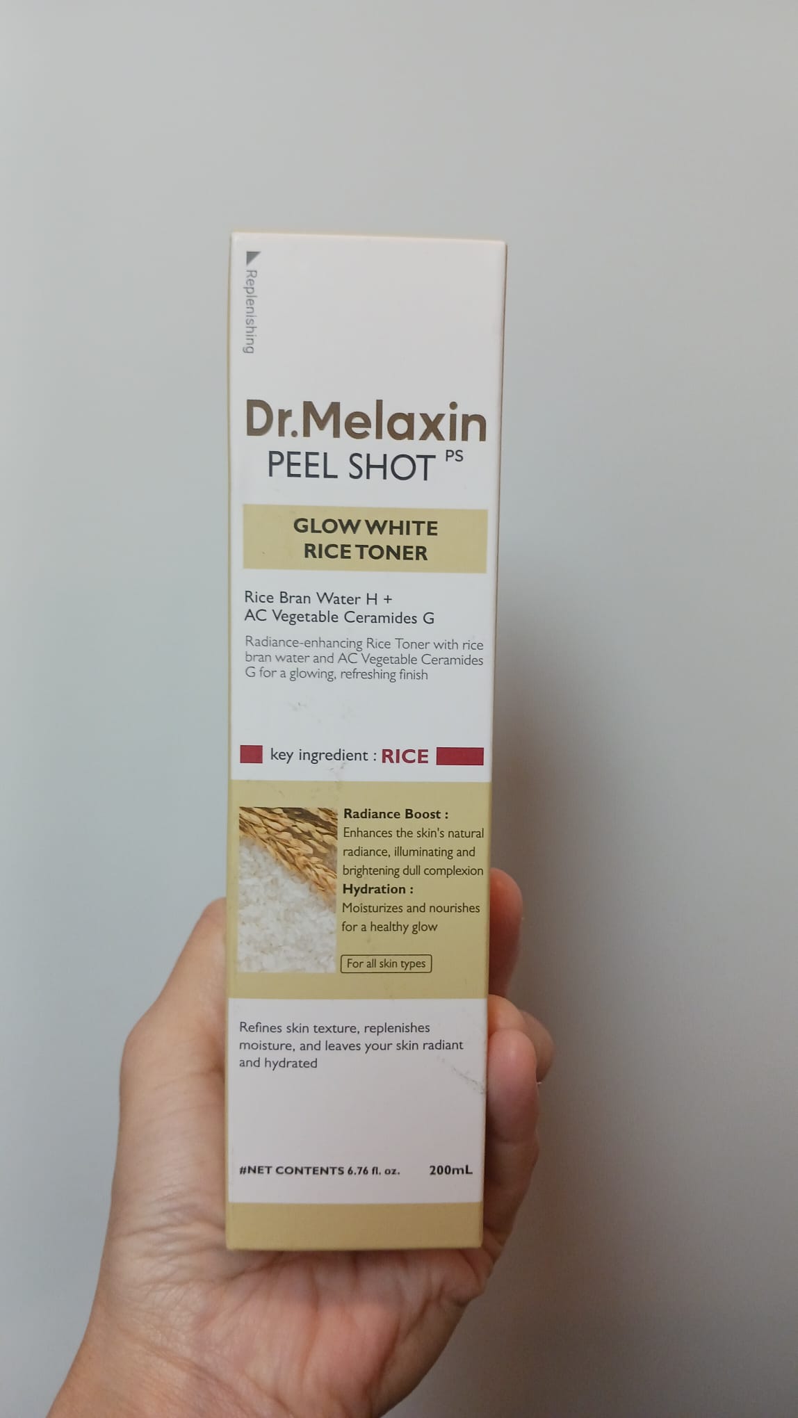 Dr.Melaxin Peel Shot 煥亮大米柔膚爽膚水 200ml