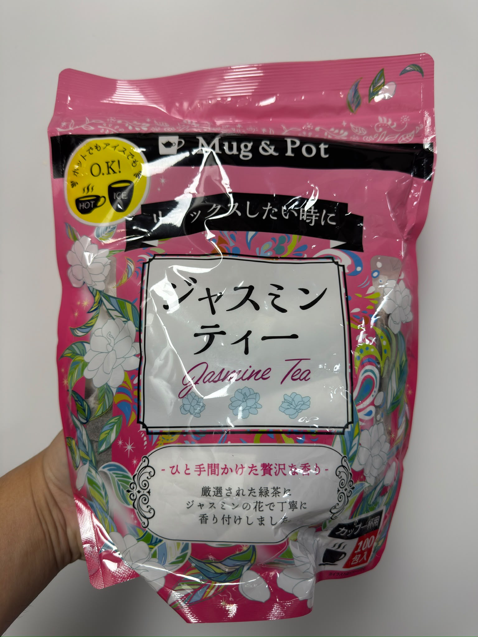 日本 Mug & Pot 茉莉花茶包  100 包 