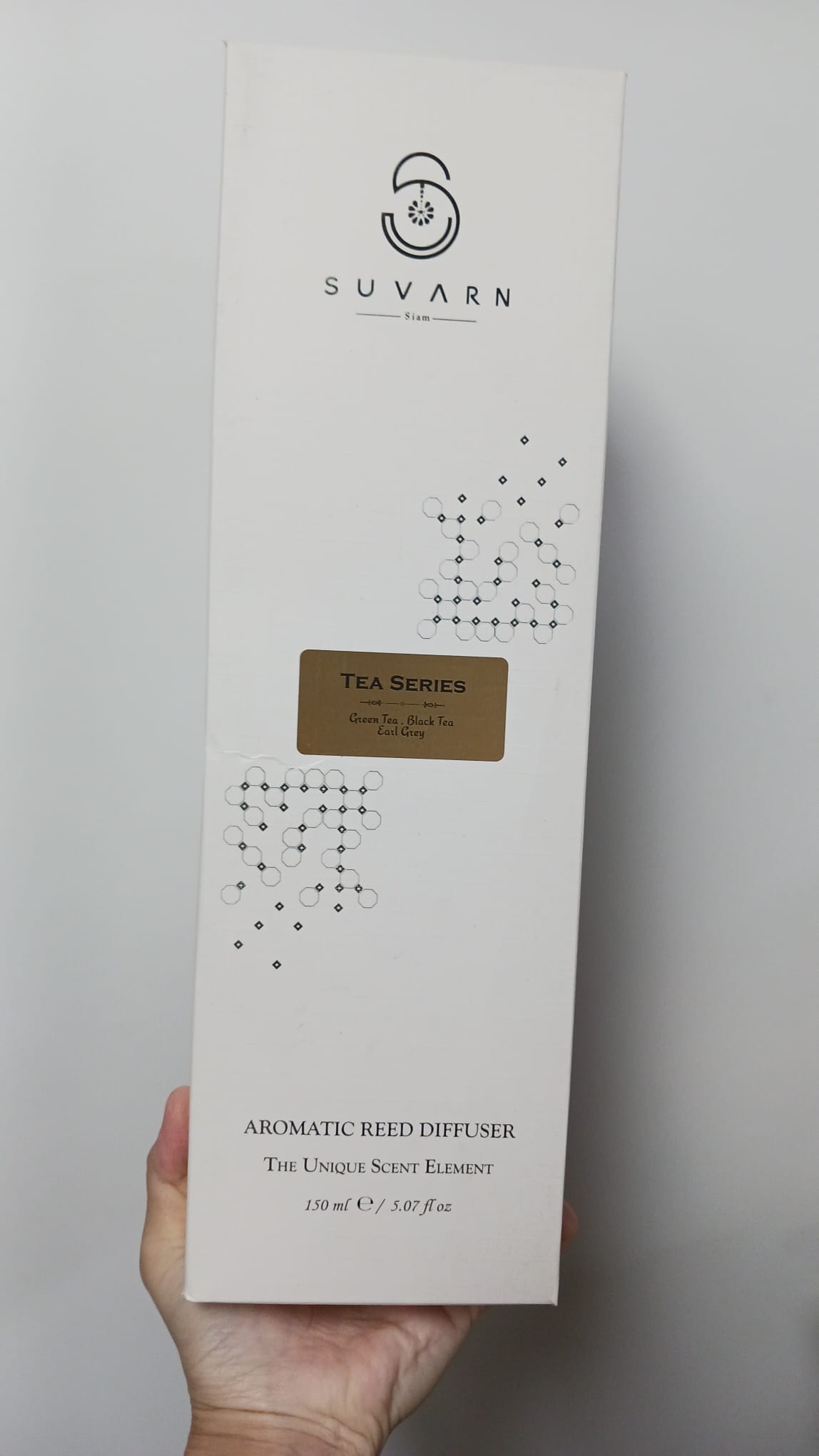 Suvarn 泰國奢華天然植物香薰精油藤枝擴香瓶 150ml - Tea Series